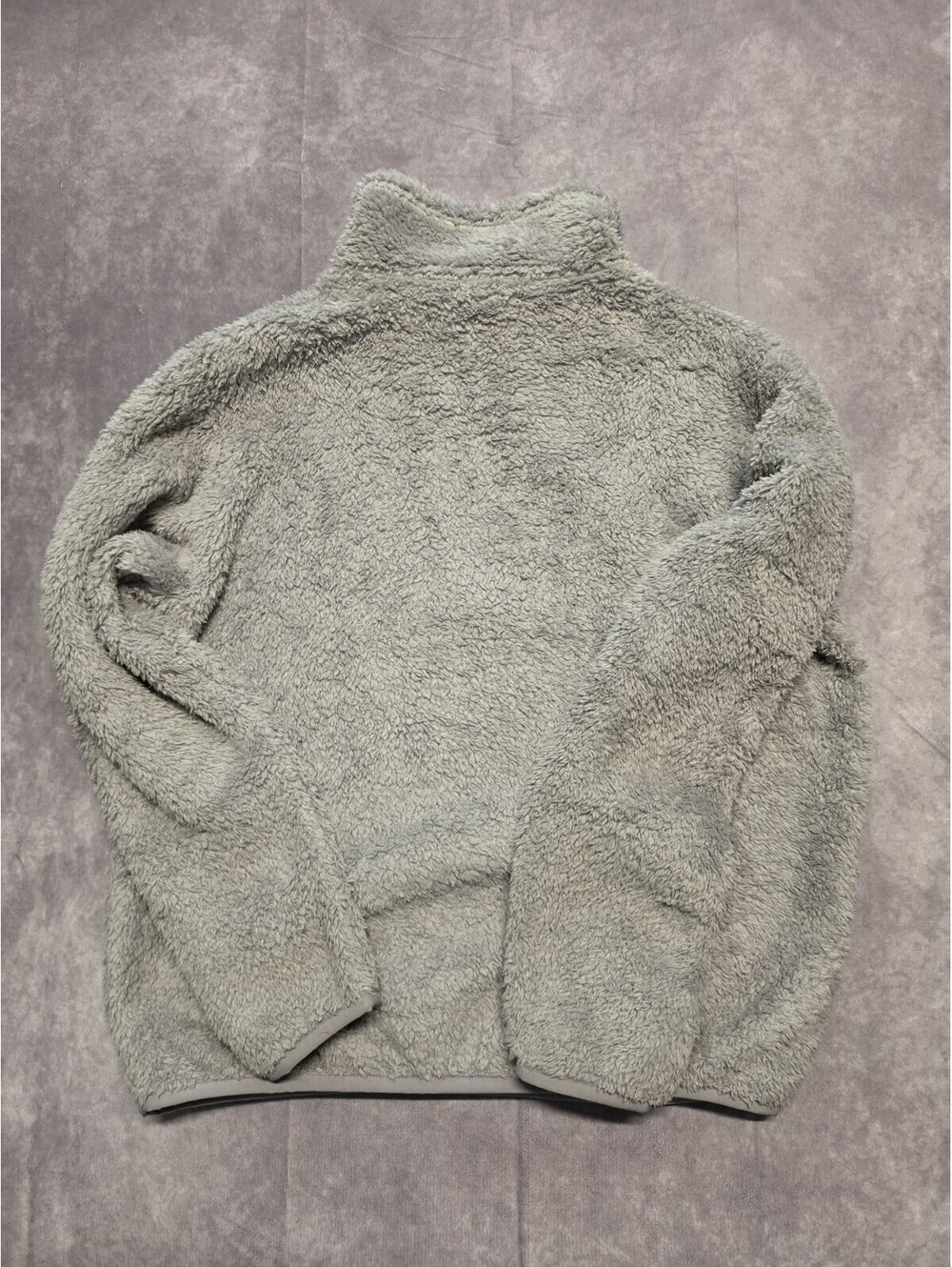 Patagonia Women's Medium Quarter Zip Los Gatos Gray Fleece Sweater. Super Soft. - Picture 2 of 8